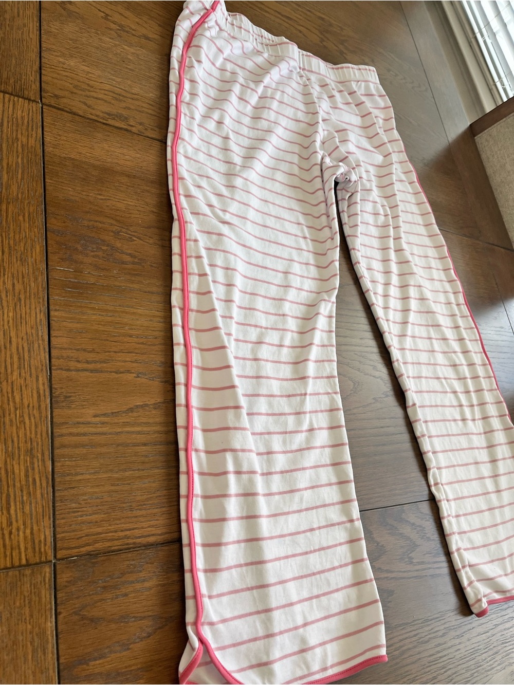LAKE Women’s L Pink Stripe Pajama Pants Soft Pima Cotton Loungewear Comfy Cozy - Picture 4 of 6